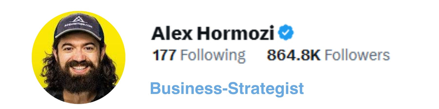 Alex Hormozi X